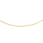 Collier Maille Rectangle Martelée - Or Jaune 18K