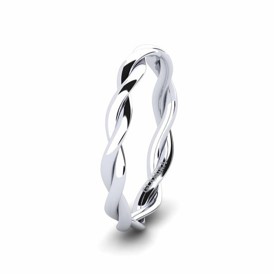 Bague Twist - Or Blanc 18K