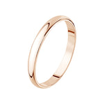 Alliance Demi-jonc - Or Rose 18K